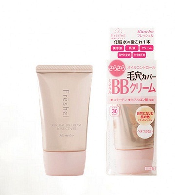 Kem trang điểm Kanebo Freshel minerals BB cream pore cover