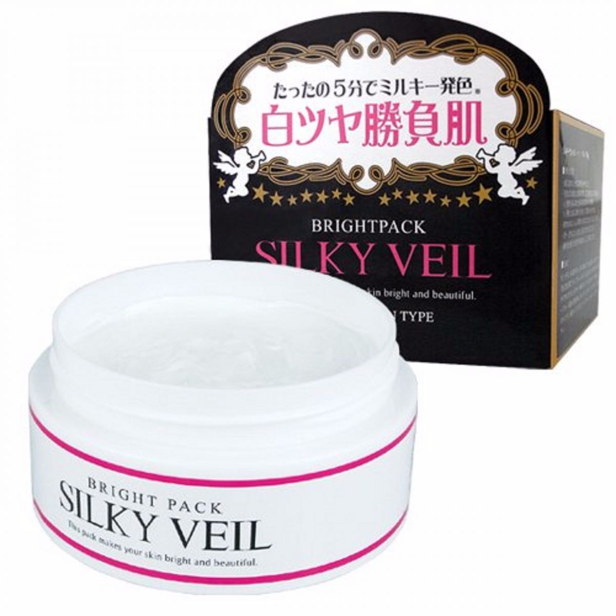 Kem dưỡng trắng da Nhật Bản Silky Veil không chất tạo màu
