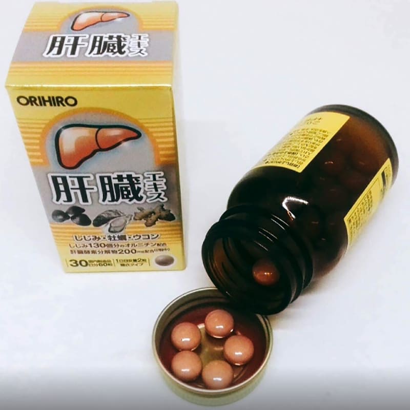 Viên uống bổ gan, giải độc gan Orihiro 60 viên