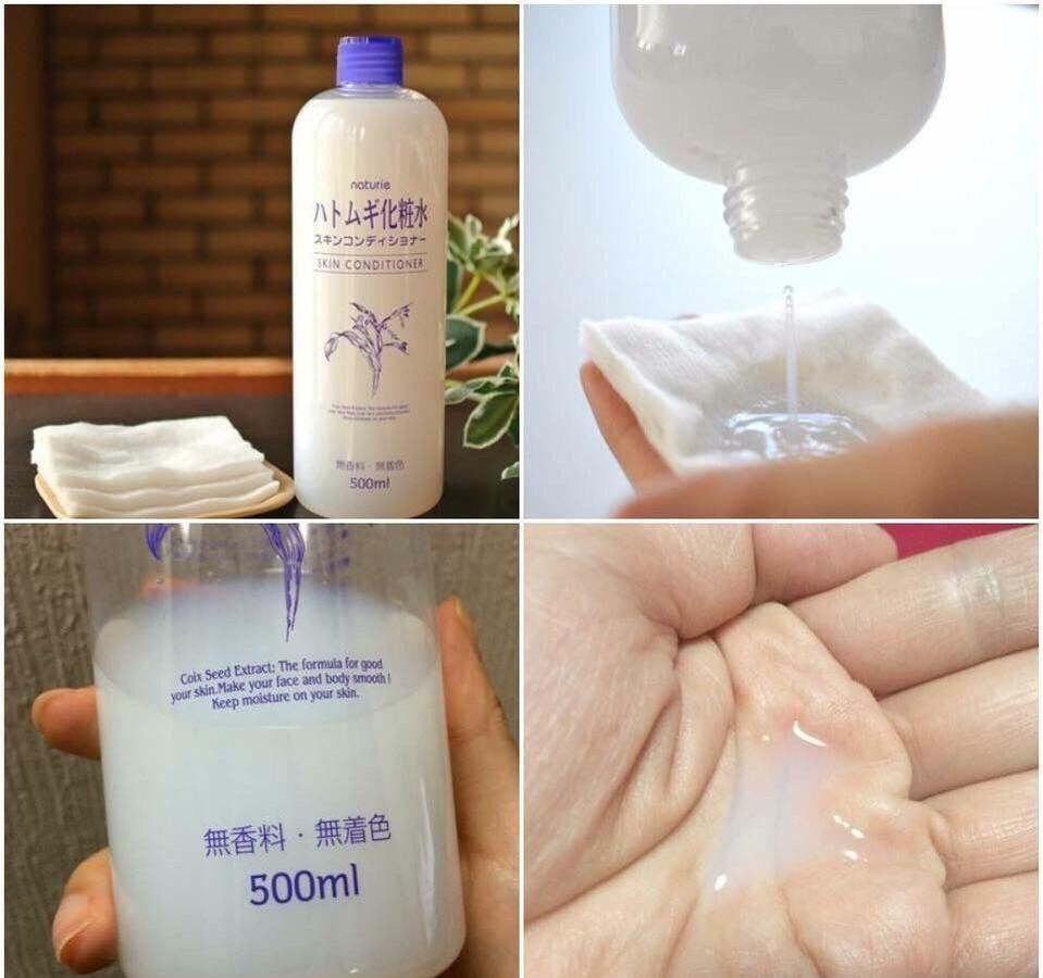 Nước hoa hồng ý dĩ Naturie Hatomugi Skin Conditioner