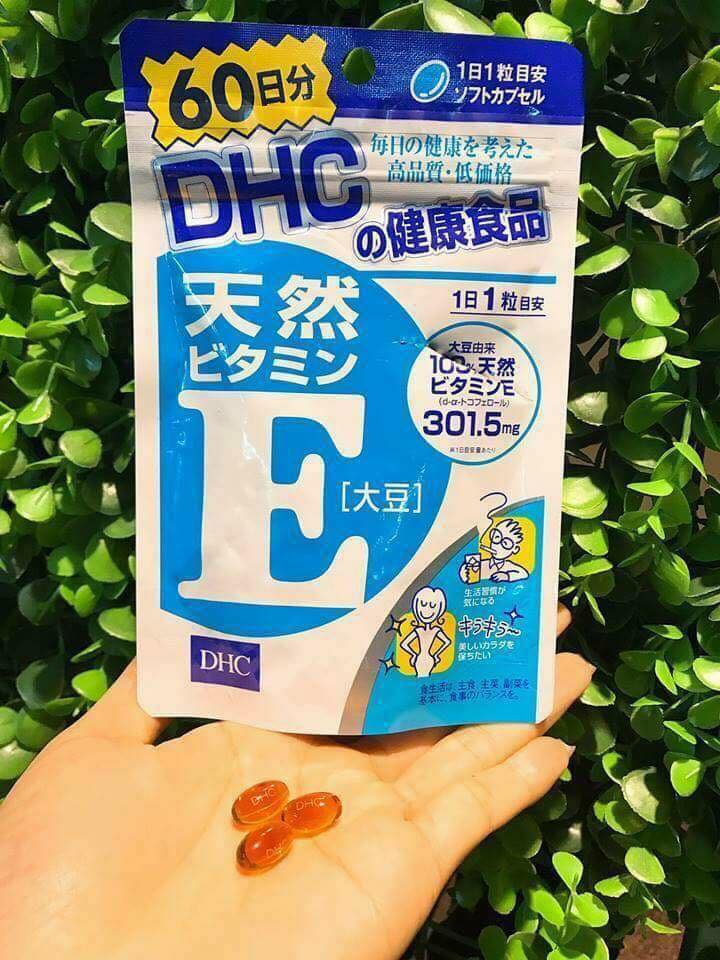 Viên uống bổ sung vitamin E DHC Nhật Bản hàng nội địa