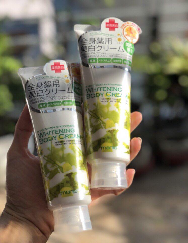 Kem dưỡng trắng da toàn thân Whitening Body Cream Manis Nhật Bản