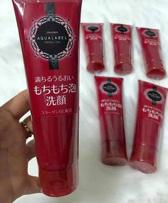 Kem tẩy trang Shiseido Aqualabel oil cleansing màu hồng