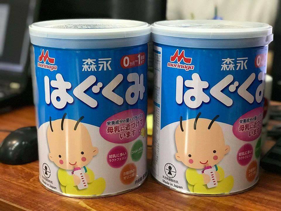 Sữa Morinaga số 0 (810g) - dành cho trẻ từ 0-12 tháng tuổi