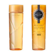 Nước hoa hồng Shiseido Aqualabel moisture essence lotion EX màu vàng