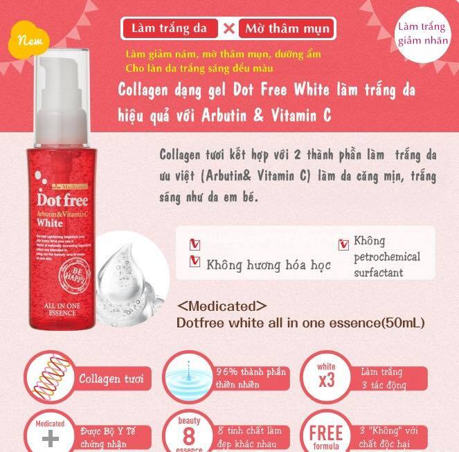 Tinh chất collagen tươi DotFree All in one resilience 50ml