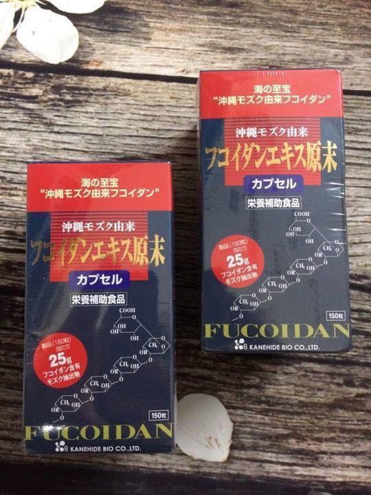 Viên uống hỗ trợ điều trị ung thư Okinawa Fucoidan Kanehide Bio Nhật Bản - 150 viên (lọ đỏ)