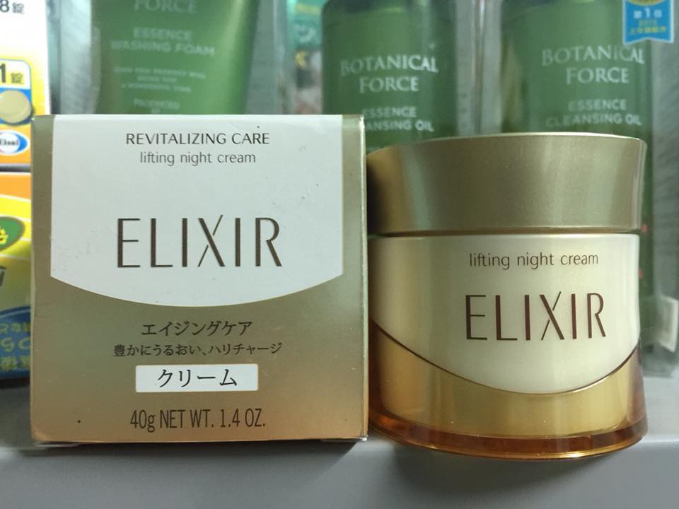 Kem dưỡng da ban đêm Shiseido Elixir lifting night cream