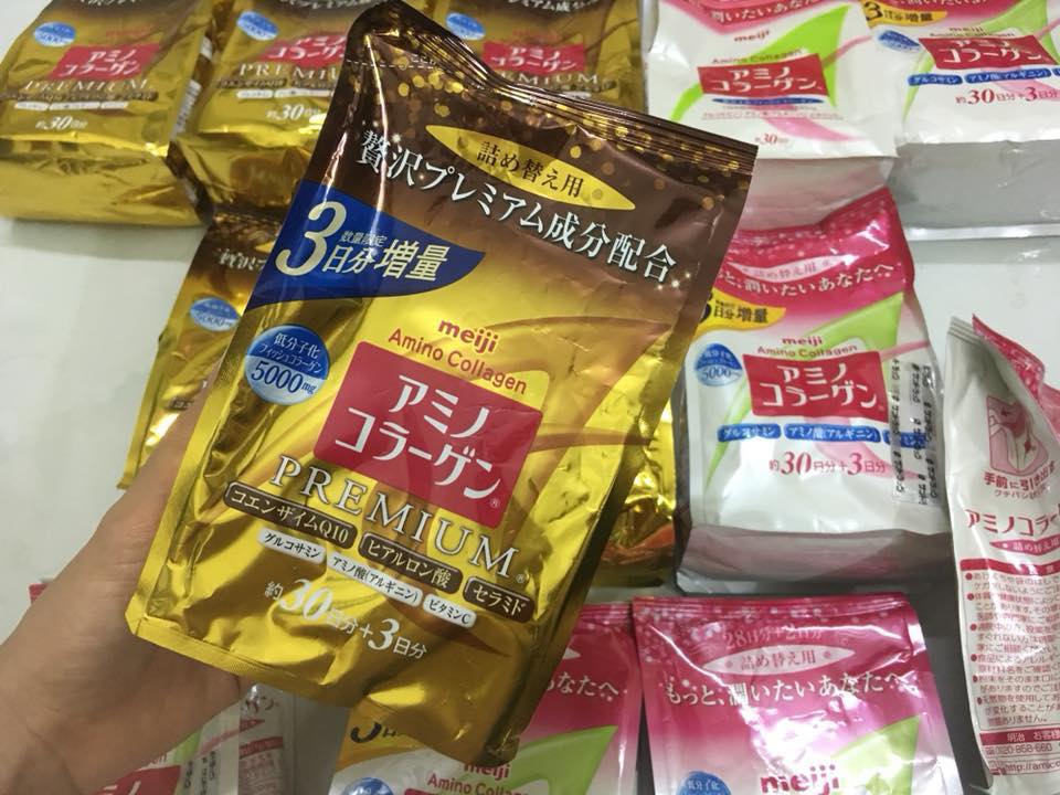 Bột Meiji Collagen Premium 214g